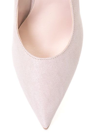 Zee Lane Обувки с остър връх и лъскав ефект