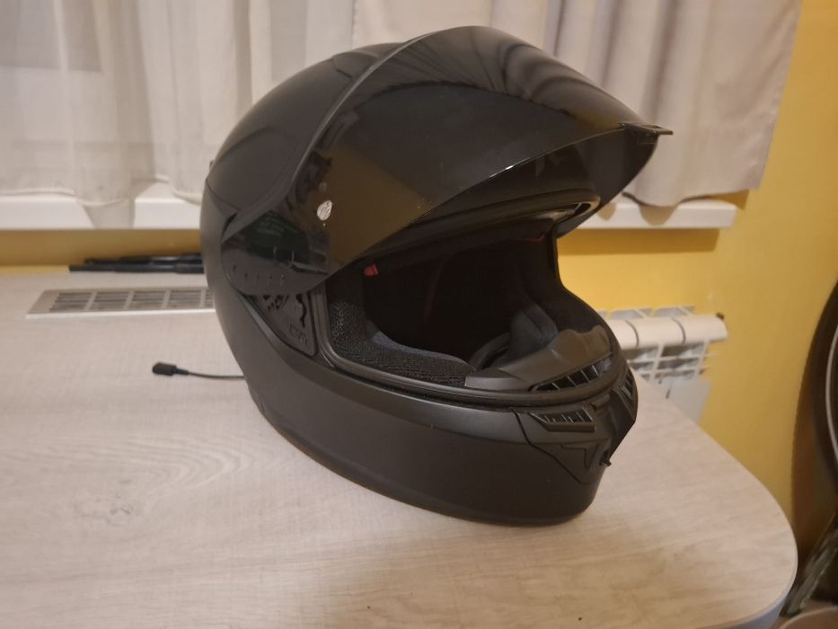*ПРОМО ЦЕНА, КАТО НОВА* Каска Shark D-Skwal 3 + Sharktooth prime