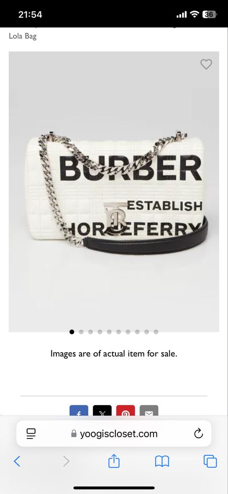 Burberry lola bag