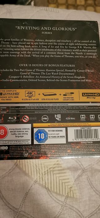 Game of Thrones - The Complete Series  4K UHD - "Игра на тронове"