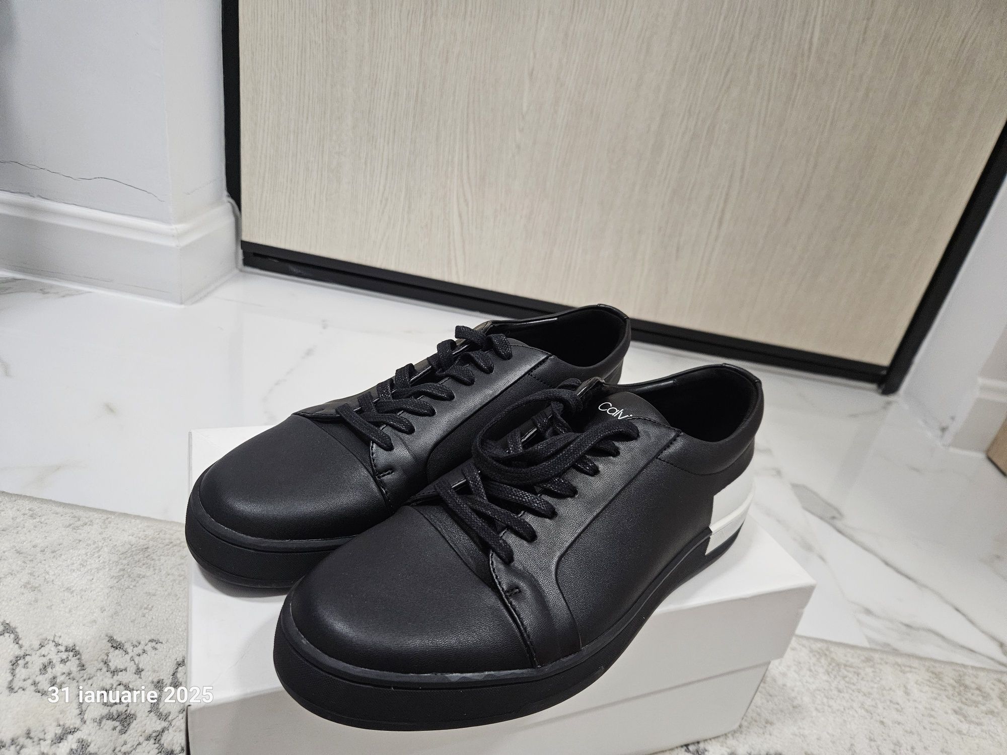 Tenisi pantofi adidasi sport adidasi incaltaminte Calvin Klein 41 Negr