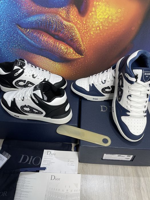 Adidasi Christian Dior piele naturala 100% Full Box colectie noua