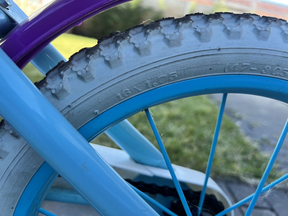 Bicicleta copii Frozen 16” pentru 4-7 ani