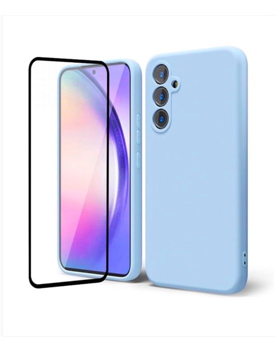 Samsung S20/S21/S23/S24/S25 FE Husa Fine Inter Catifea + Folie Sticla