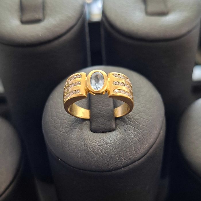 ( B30736.1 / Ag28 Doi Baieti ) Inel Aur 18K - 5.68 grame / 2798 lei