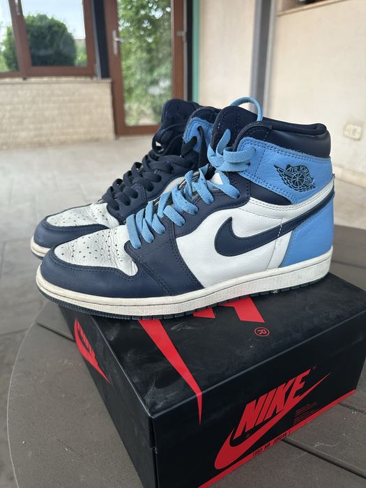 Adidasi nike jordan 1 obsidian
