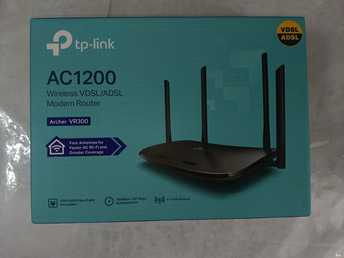 Продам Маршрутизатор TP-Link VR300 AC1200