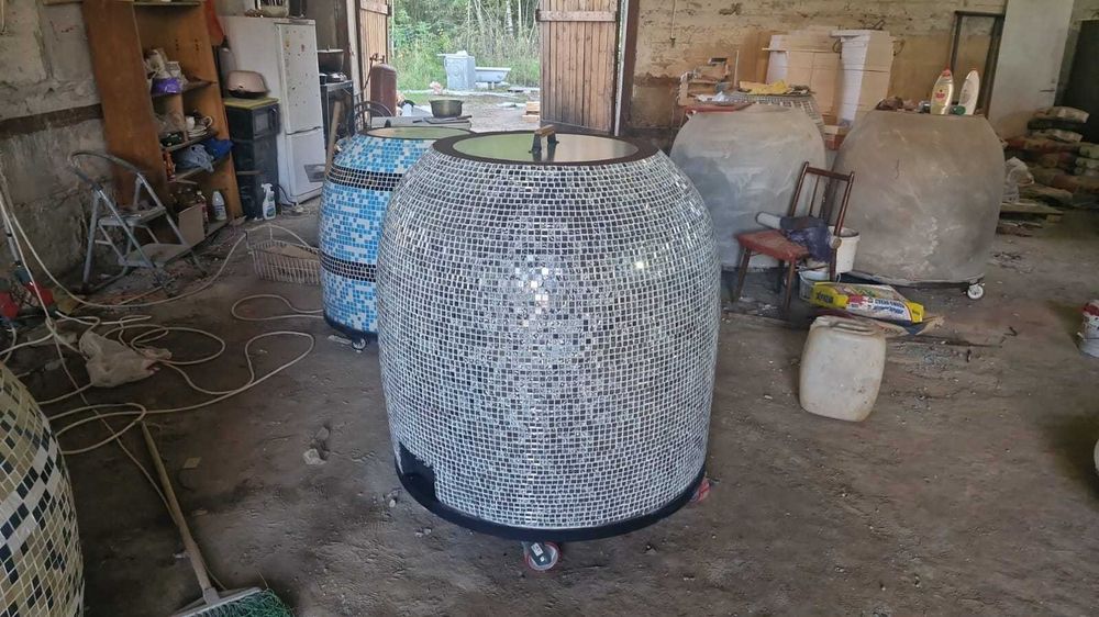 Тандыр для лепешек глиняный профессиональный