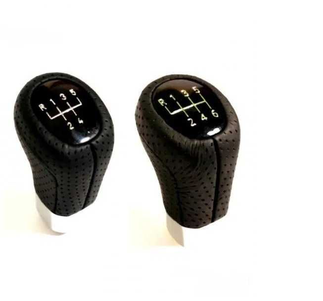 Nica schimbator piele perforata naturala pentru BMW E46 E53 E60 E90