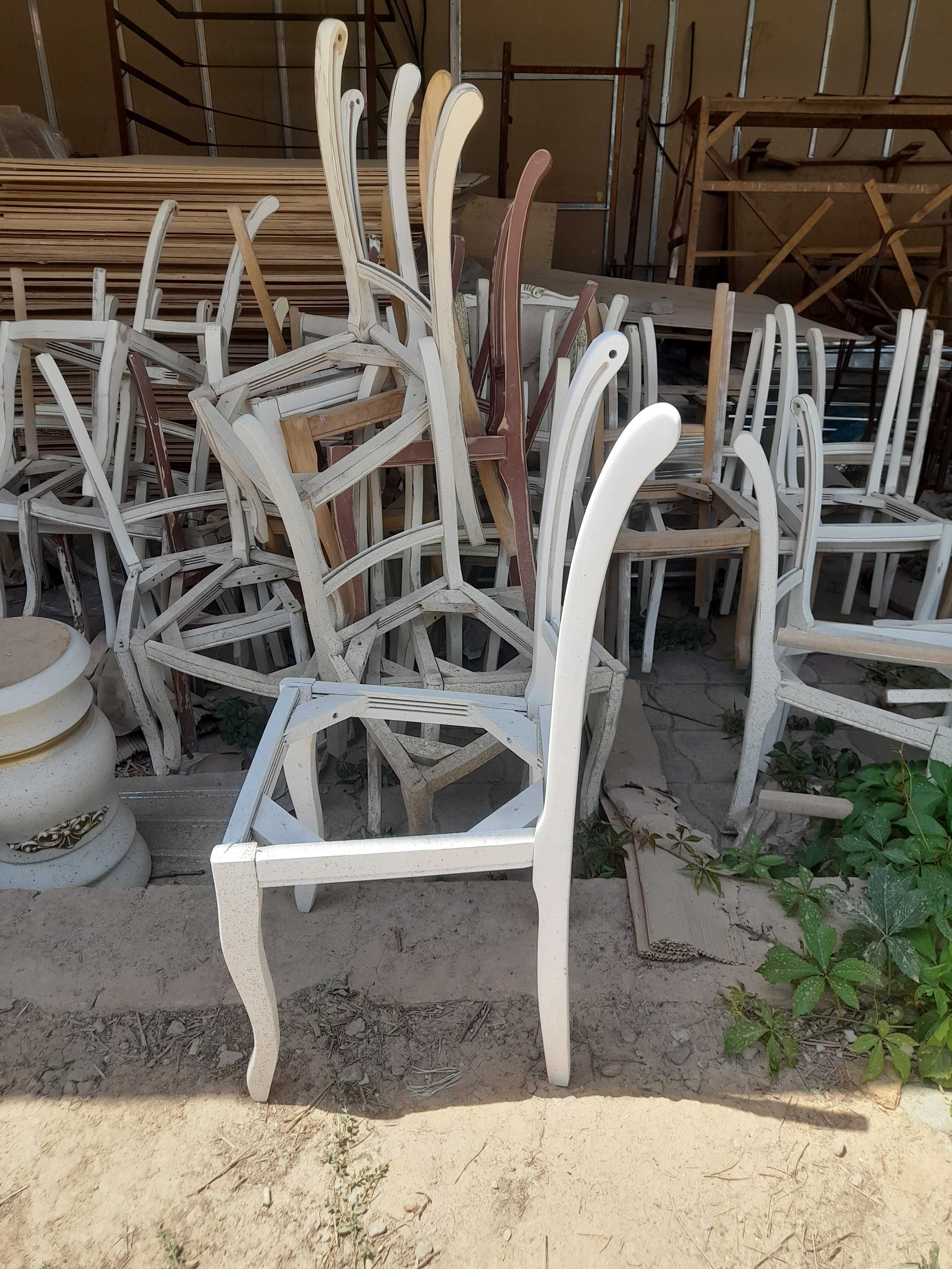 Каркасы стульев из натурального дерева
