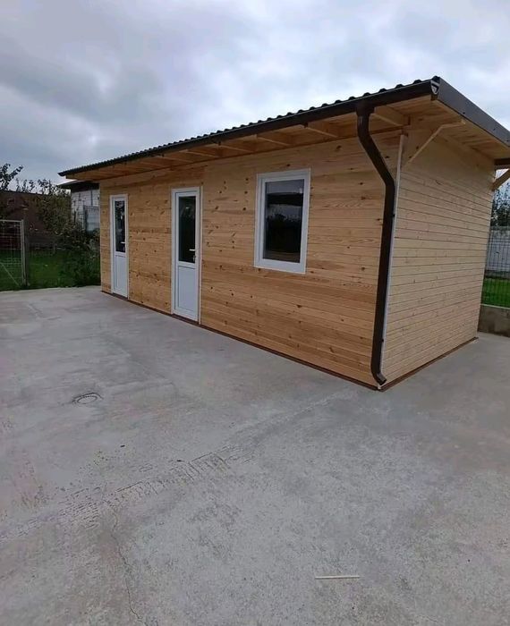 Cabane din.  lemn