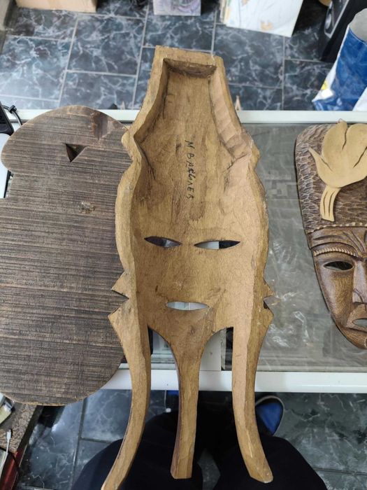 Лот дървени маски четири броя