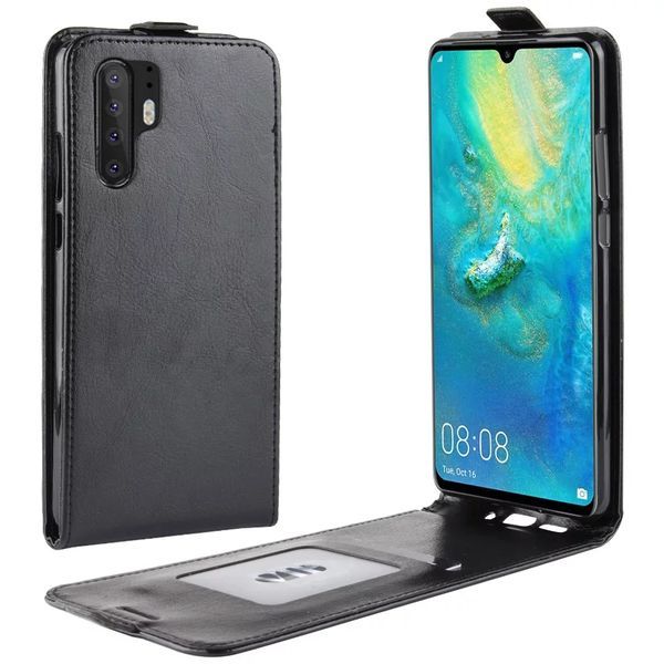 Huawei P30 / Y6p 2020 / Y6 2019 / Вертикален кожен калъф