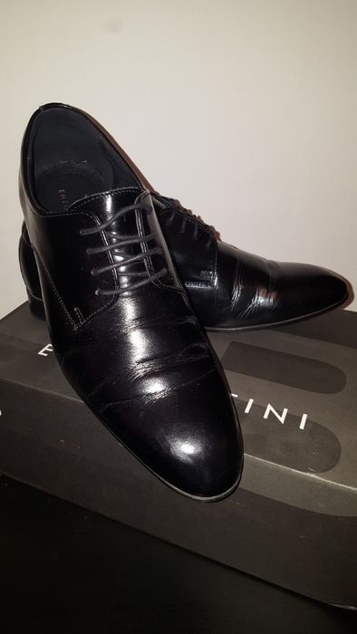 PANTOFI ceremonie ENZO BERTINI - culoare Negru -marimea 40 ( 41)