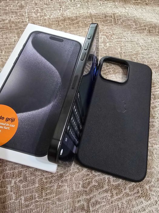 Iphone 15 pro max, full box, ca nou, 256Gb, 96% baterie, garanție vala