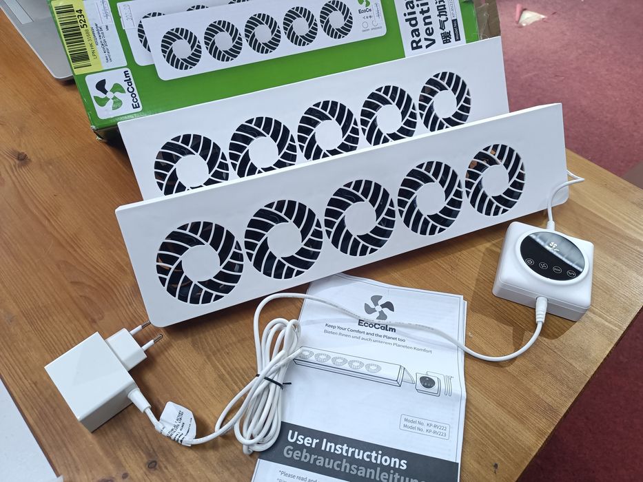 Ventilator pt. radiator/calorifer ecoCalm 2.0 cu controler , set 2 bc.