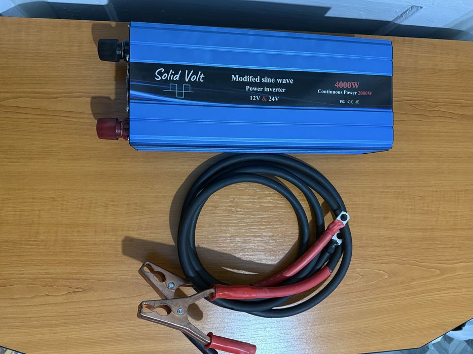 Invertor 2000W/4000W unda modificata, 12V si 24 V – 220V