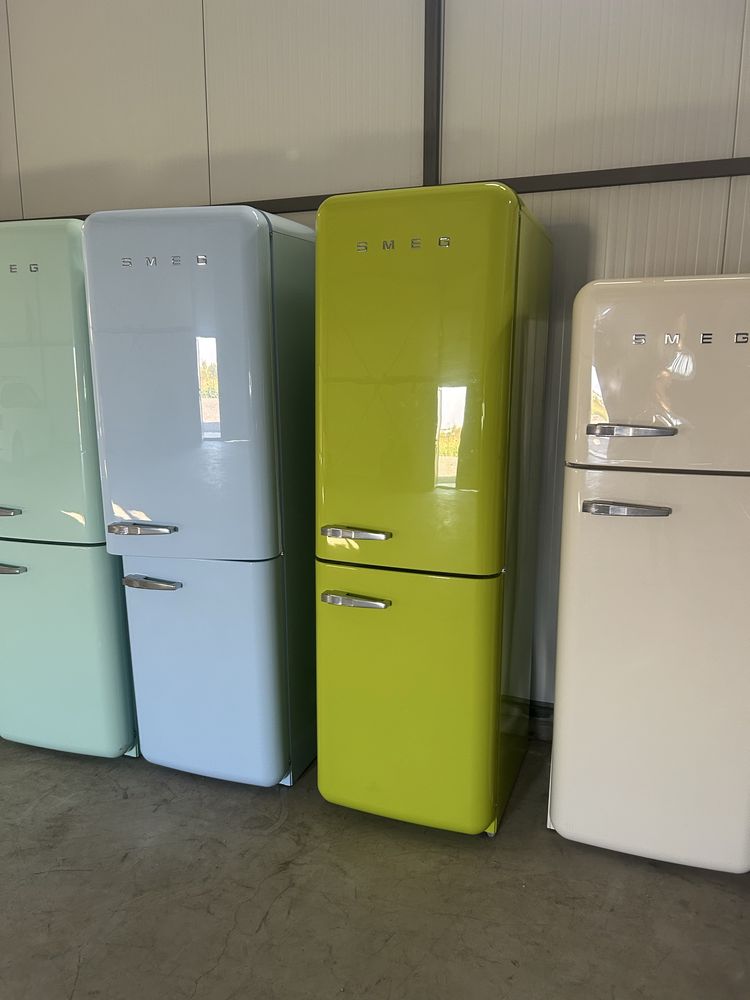 Инверторен Хладилник СМЕГ SMEG FAB32RLI5 ,Лайм , 196 см , 331 литра