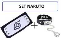 Set 2 accesorii Naruto : Bandana+ Bratara Anime