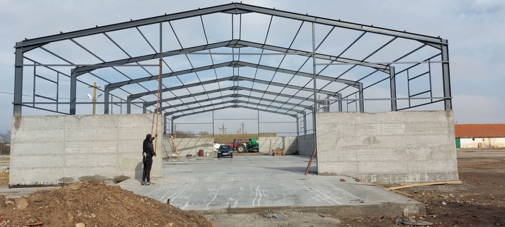 Vand hala metalica 10x16x4 cu livrare în orice jud