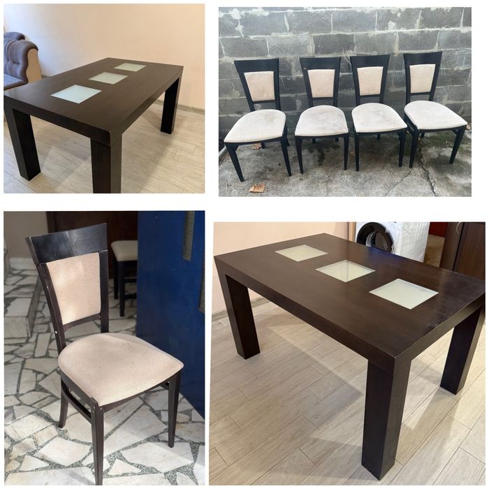 Трапезна маса с 4 стола