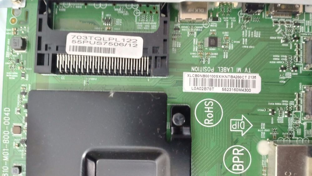 Televizor led 4K UHD Smart Philips 55PUS7506/12cm ecran Defect