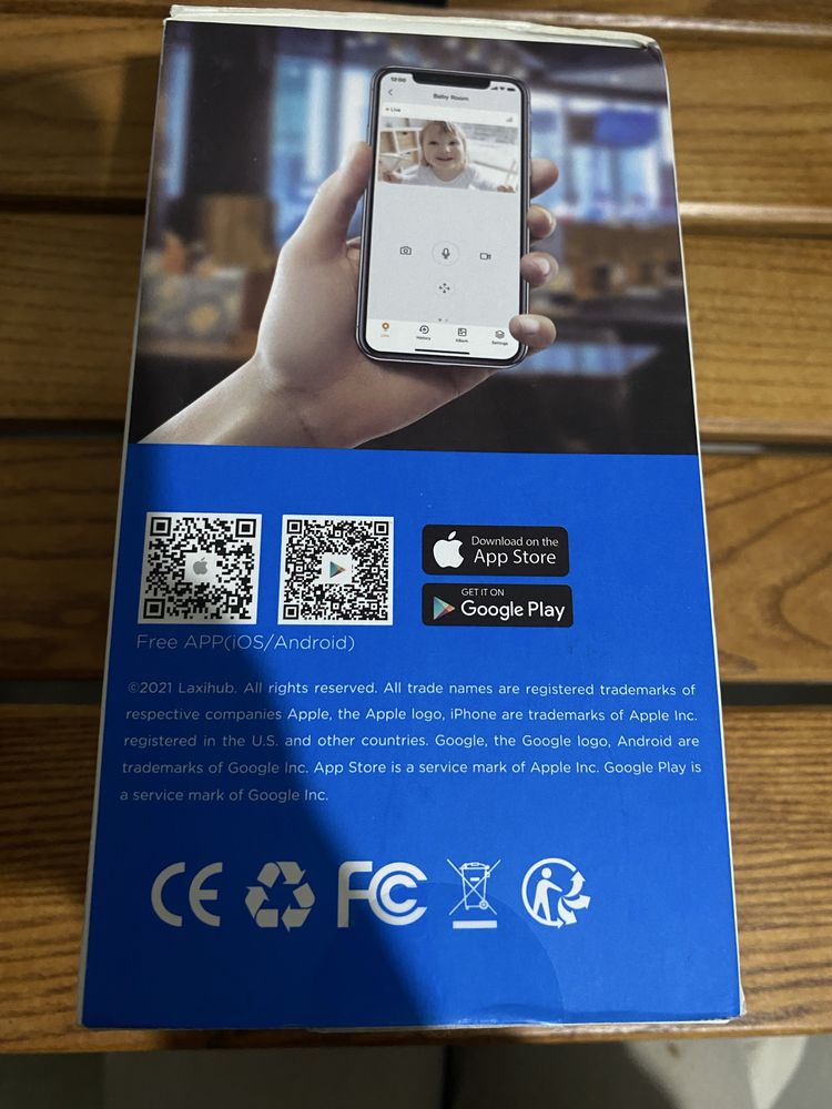 Camera IP Laxihub M1 mini, Smart, WiFi, 1080p, mod vedere nocturna