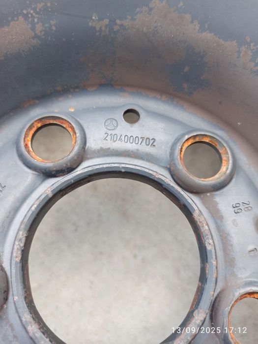 5x112 7J ET 37 Джанти метални Mercedes Benz 15 ки