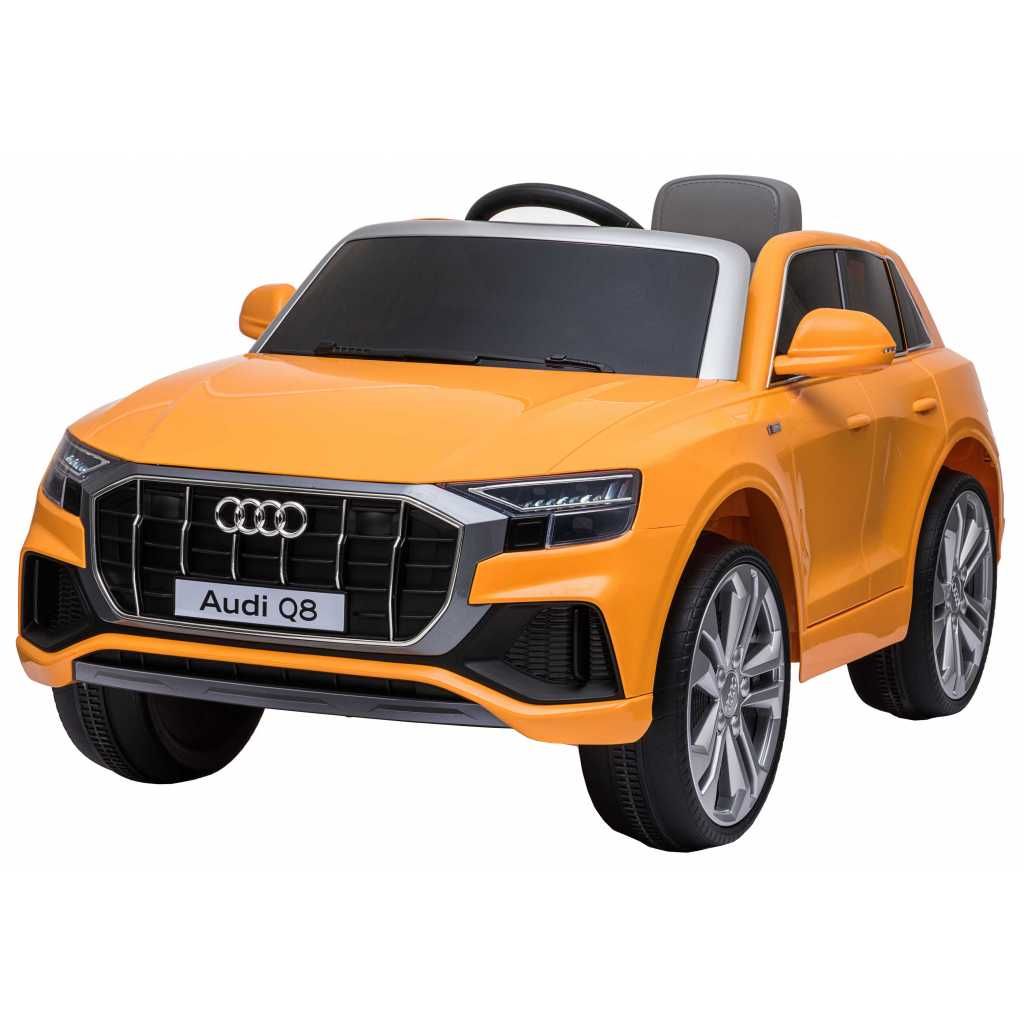 Masinuta electrica copii 1-6 ani Audi Q8 90W, Roti Moi #Portocaliu