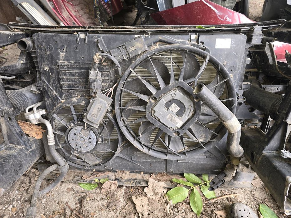 Вентилятор охлаждения с диффузором Порше Каен Porsche Cayenne