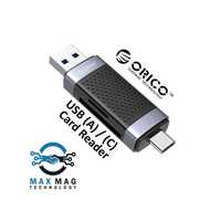 Orico четец за карти Card Reader USB Type C/A Black - CD2D-AC2-BK