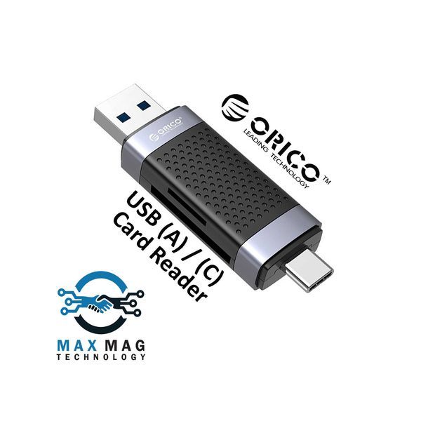 Orico четец за карти Card Reader USB Type C/A Black - CD2D-AC2-BK