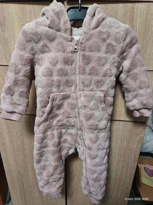 Combinezon bebe plușat mar 68/74