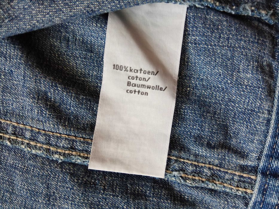 момичешко дънково яке  за ръст до 80 см, 9-12 месеца