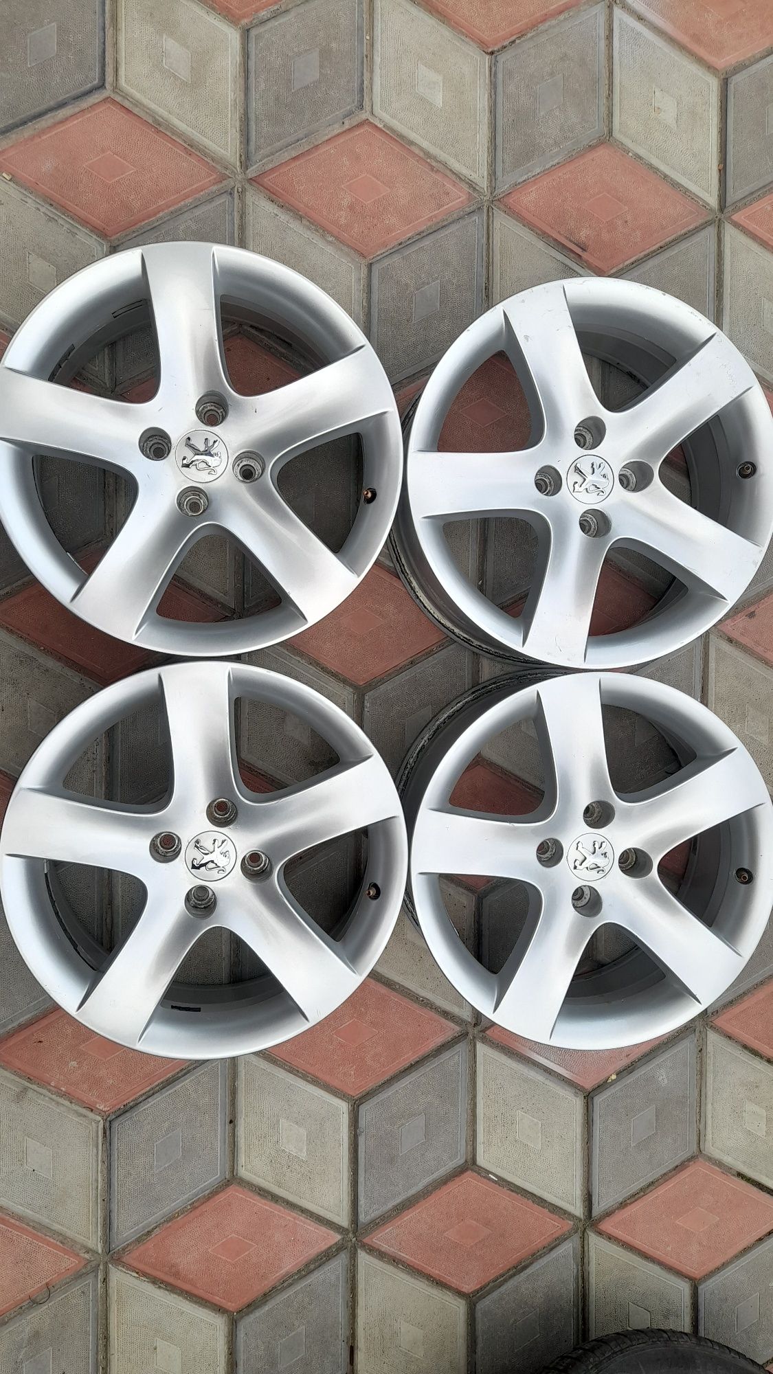 Jante aliaj de 17 inch 4x108 pt PEUGEOT și CITROEN originale