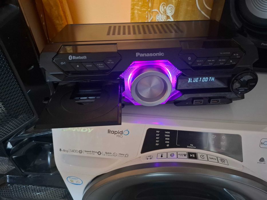 Аудио мини система panasonic SC-AKX520E-К 650W bluetooth USB CD