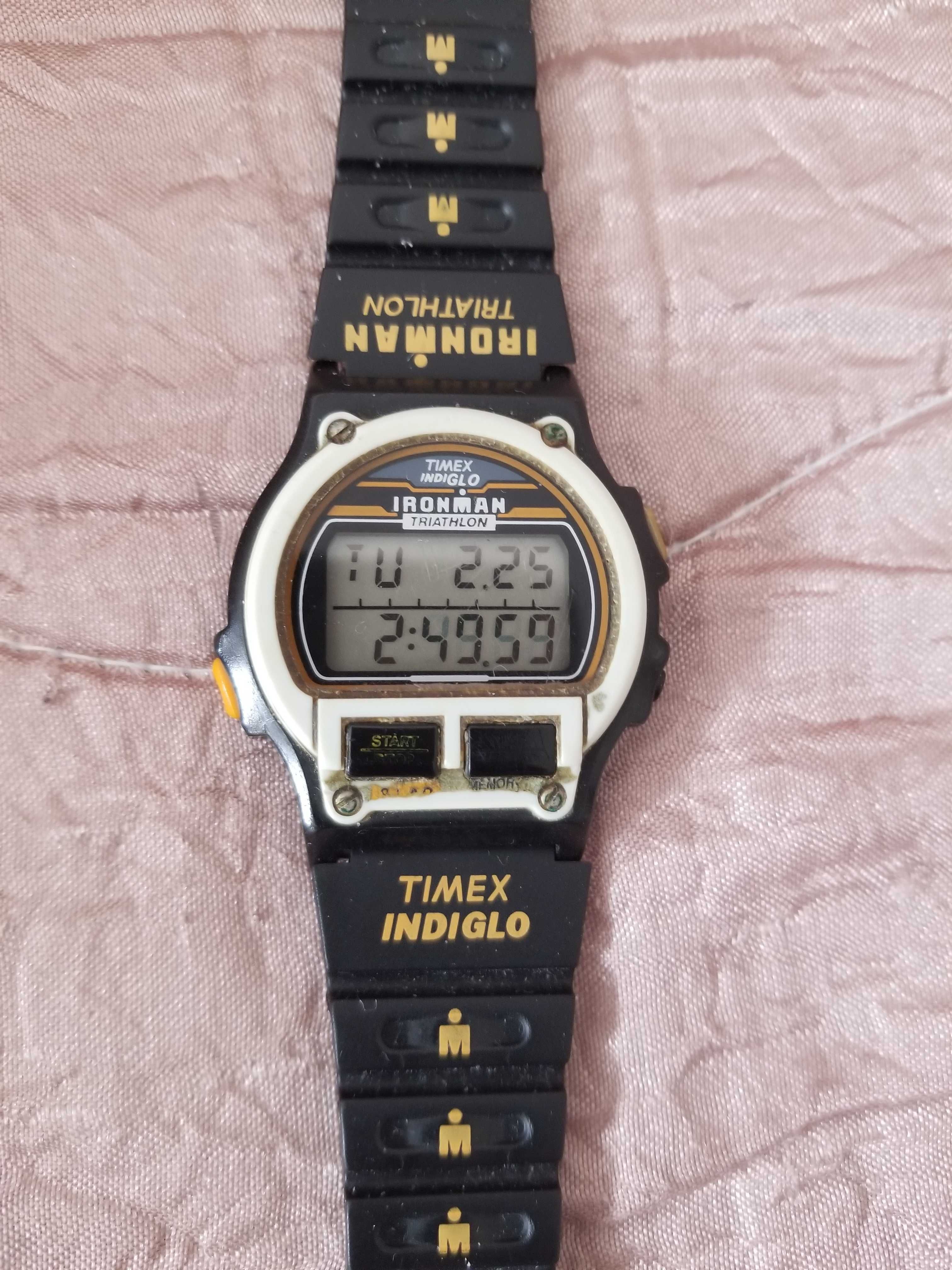 Часовник 1994 Vintage TIMEX Ironman Triathlon Watch Men 737-A Indiglo