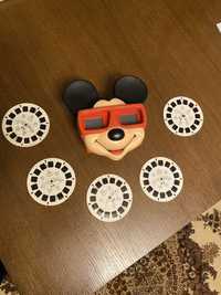 mickey mouse 3d ochelari cu disc