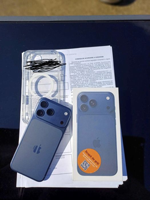 Apple iPhone 17 Pro Max 256GB Deep Blue NOU factură+garanție!