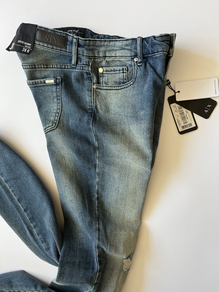 AIX Armani Exchange : J01 Super Skinny Mid Rise - НОВИ 28 / Оригинал