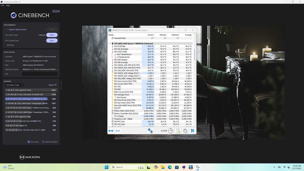 PC Gaming Ryzen 7 9800X3D RX 9070 XT 16GB