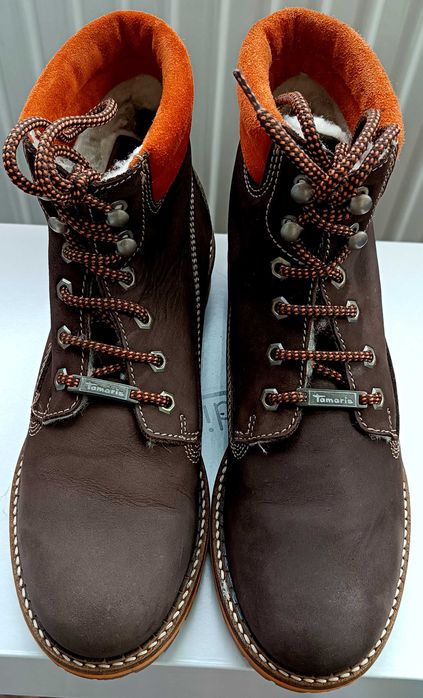 Bocanci damă marca ,,TAMARIS,, mărimea 40 din piele naturală