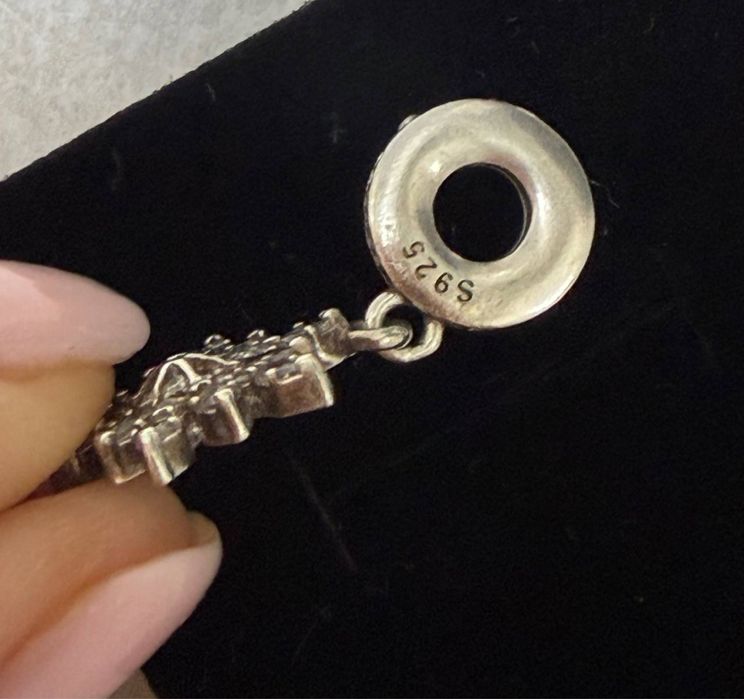 Pandora шарм снежинка