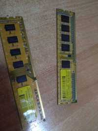 Оперативная память 2 плашки по  4 гб ОЗУ Zeppelin DDR3 4GB 1333mhz