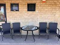 Set mobilier terasa exterior 4 scaune cu masa ratan