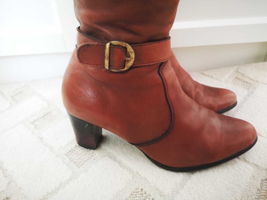 Елегантни дамски ботуши от естествена кожа 38-ми номер