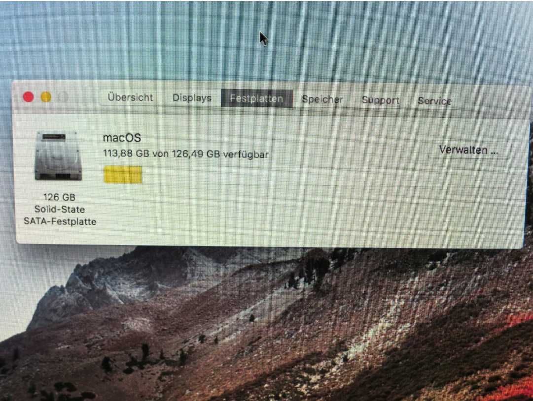 Перфектен iMac 21.5" 8GB Ram 128GB SSD macOS 10.13, High Sierra