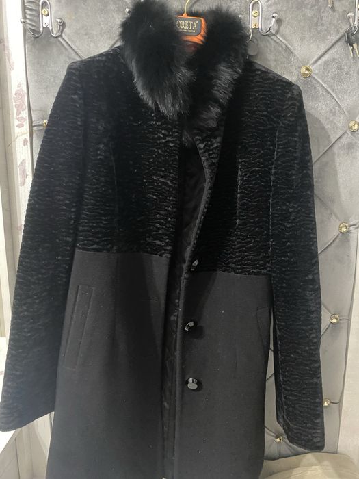 Турецкое пальто черное