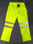 Pantaloni Lucru - Reflectorizanți - Neon - L