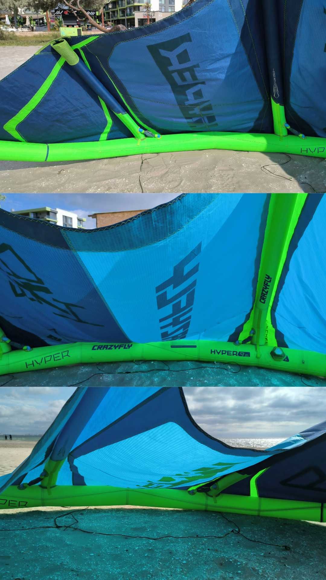 Crazyfly Hyper 9m 12m Kite zmeu, Prolimit S Harnesuri Harness